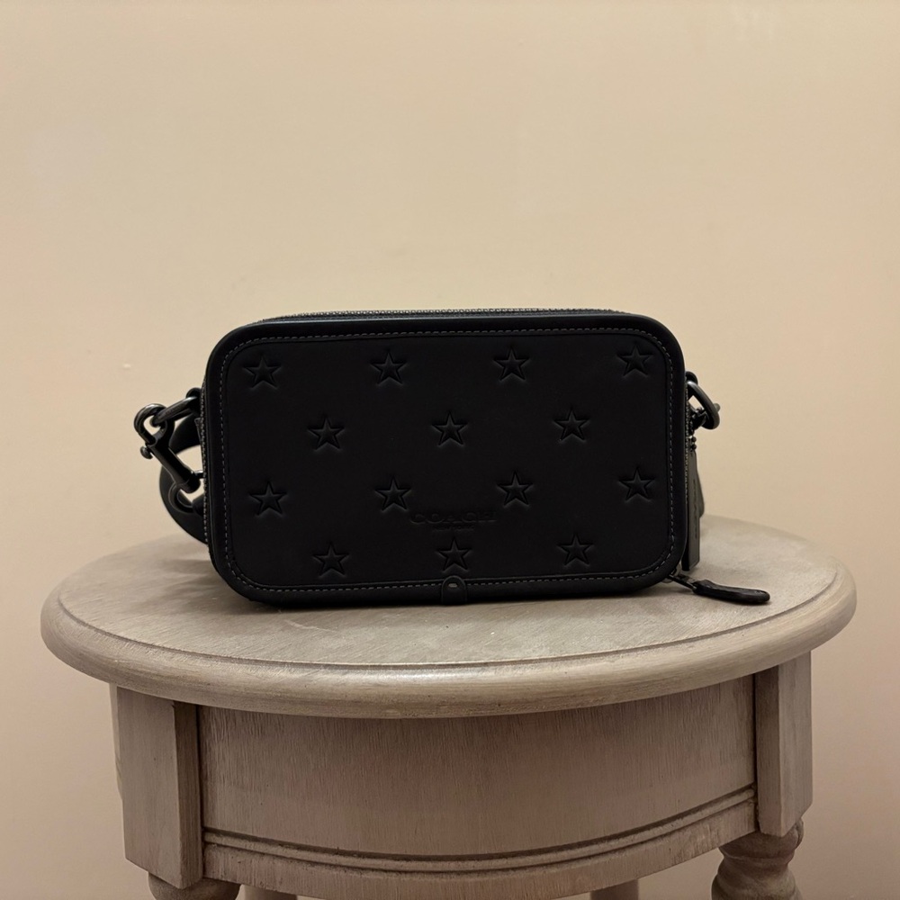 Coach Black Star-Embossed Women's Bag